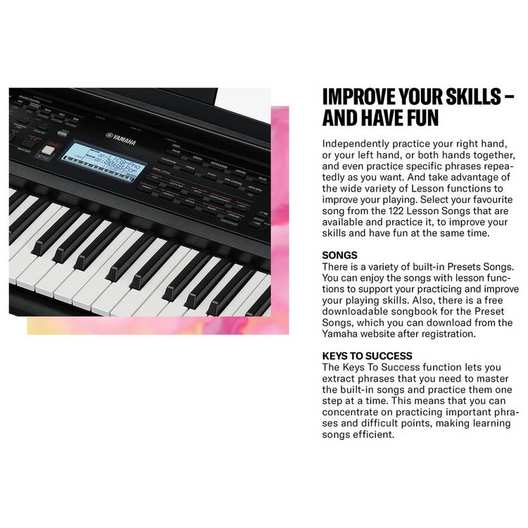 Yamaha PSR-EW320 76-key keyboard, imported from the UK