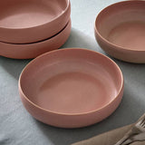 Argos Habitat 4 Piece Reactive Stoneware Pasta Bowls - Pink- Buy online at McGrocer