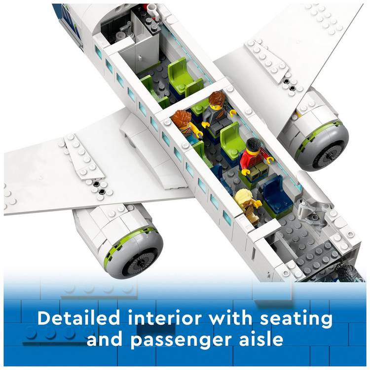 LEGO City Passenger Aeroplane building toy 60367, imported from the UK