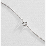 Moon & Back sterling silver Mum heart pendant necklace - British product