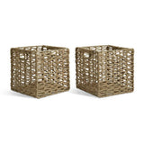 Habitat seagrass storage boxes set of 2 square 28cm (British brand)