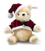 Harrods Steiff x Disney Winnie the Pooh Bear Christmas Soft Toy 17cm- Buy online at McGrocer