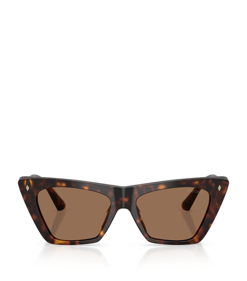 Jimmy Choo square cat eye tortoiseshell sunglasses, UK version