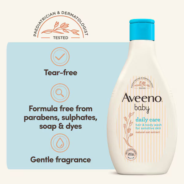 Aveeno Baby Hair & Body Wash 400ml - British product
