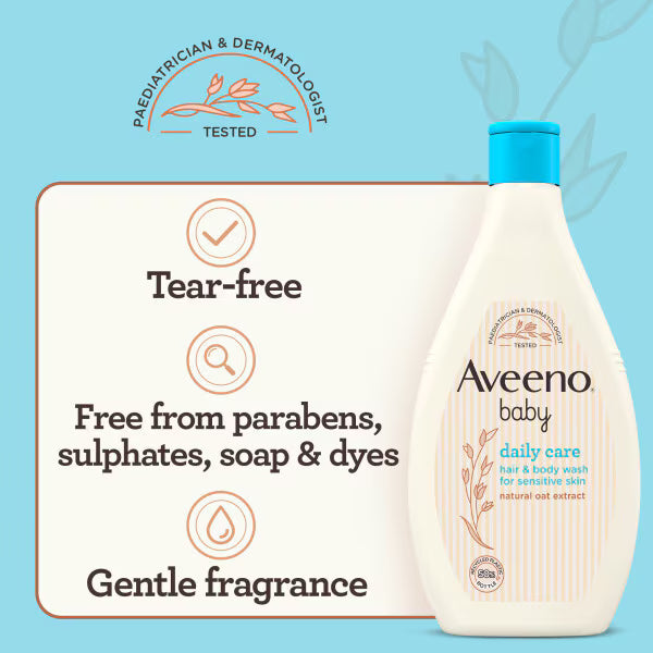 Aveeno Baby Hair & Body Wash 400ml - British product