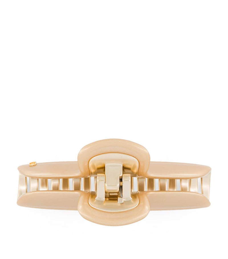 Alexandre de Paris gold-plated claw hair clip 10.5cm (British brand)