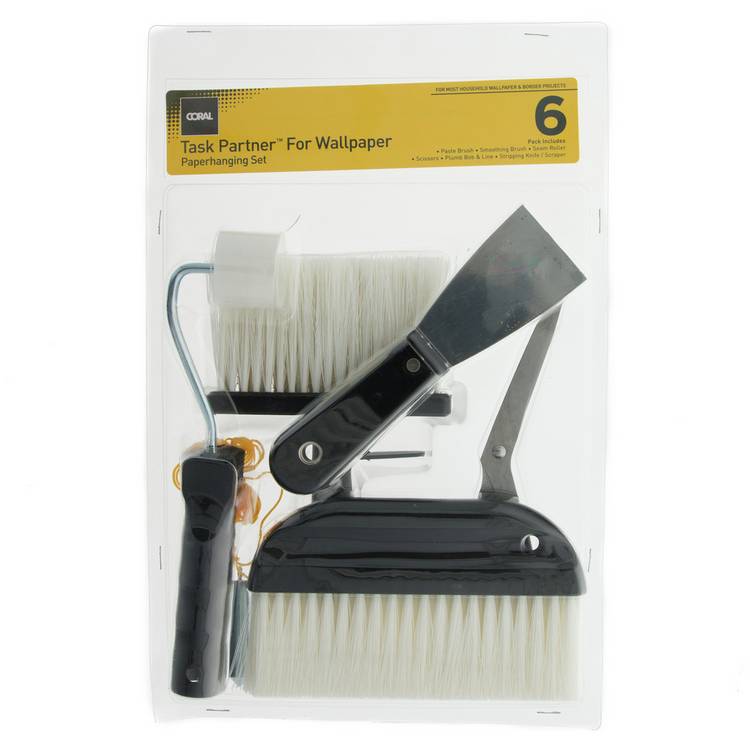 Coral paperhanging tool set 6-piece, imported from the UK