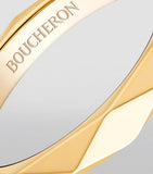Boucheron 18kt yellow gold Facette wedding band, imported from the UK