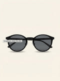 Prada round sunglasses black polyamide 43mm, imported from the UK