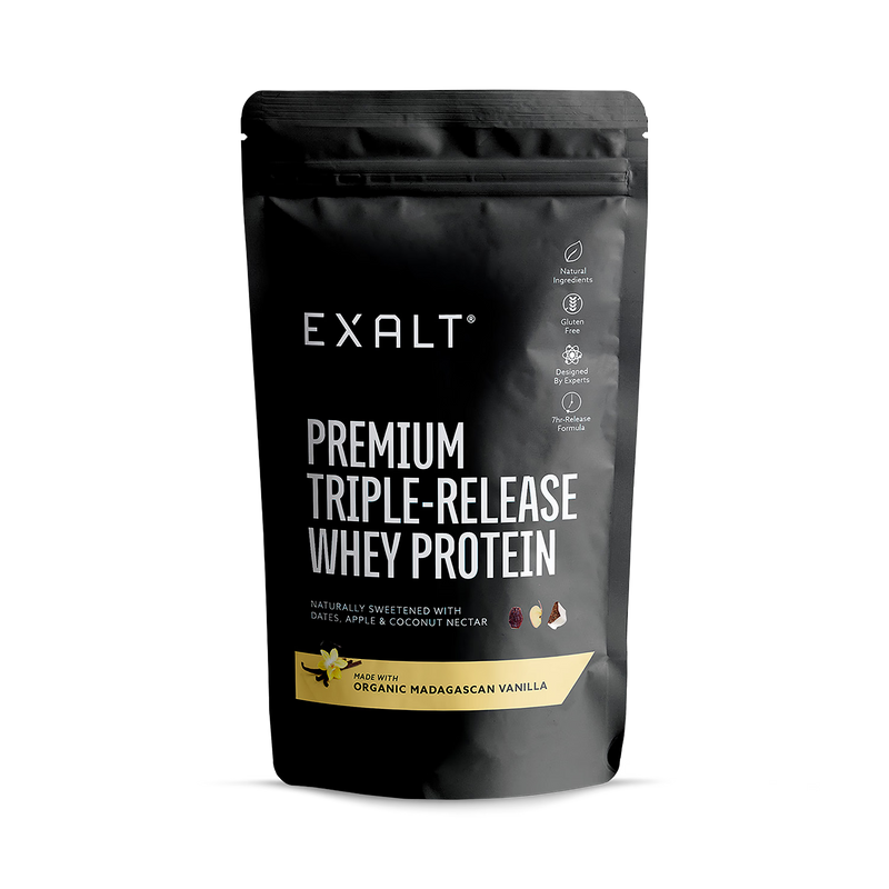EXALT Madagascan Vanilla Whey Protein Powder, UK version