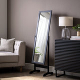 Argos Home black cheval mirror 146x41cm, imported from the UK
