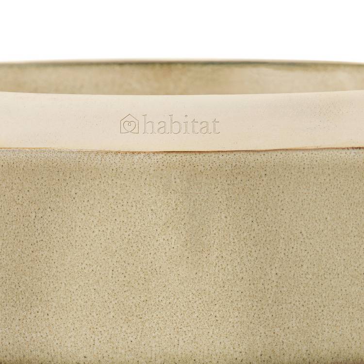 Habitat triple wick candle Geranium and Basil ceramic pot, UK version