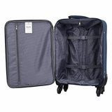 Featherstone 4 wheel soft cabin suitcase navy (British brand)