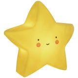 Searchlight star-shaped battery powered night light yellow - British product