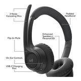 Logitech Zone 300 wireless PC headset black, imported from the UK