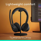 Logitech Zone 300 wireless PC headset black, imported from the UK