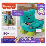 Fisher Price Smart Stages Chair teal electronic learning toy, UK version