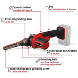 Einhell cordless sander 18V with grinding arms (British brand)