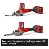 Einhell cordless sander 18V with grinding arms (British brand)