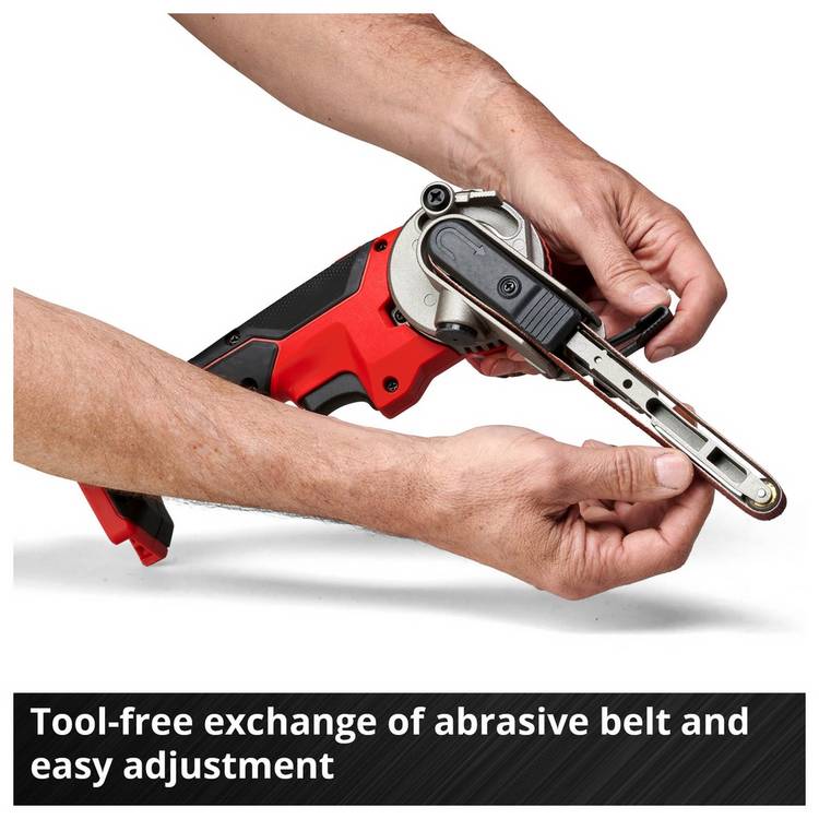 Einhell cordless sander 18V with grinding arms (British brand)