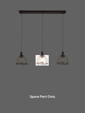 Gloucester clear pendant shade spare part 21cm - British product