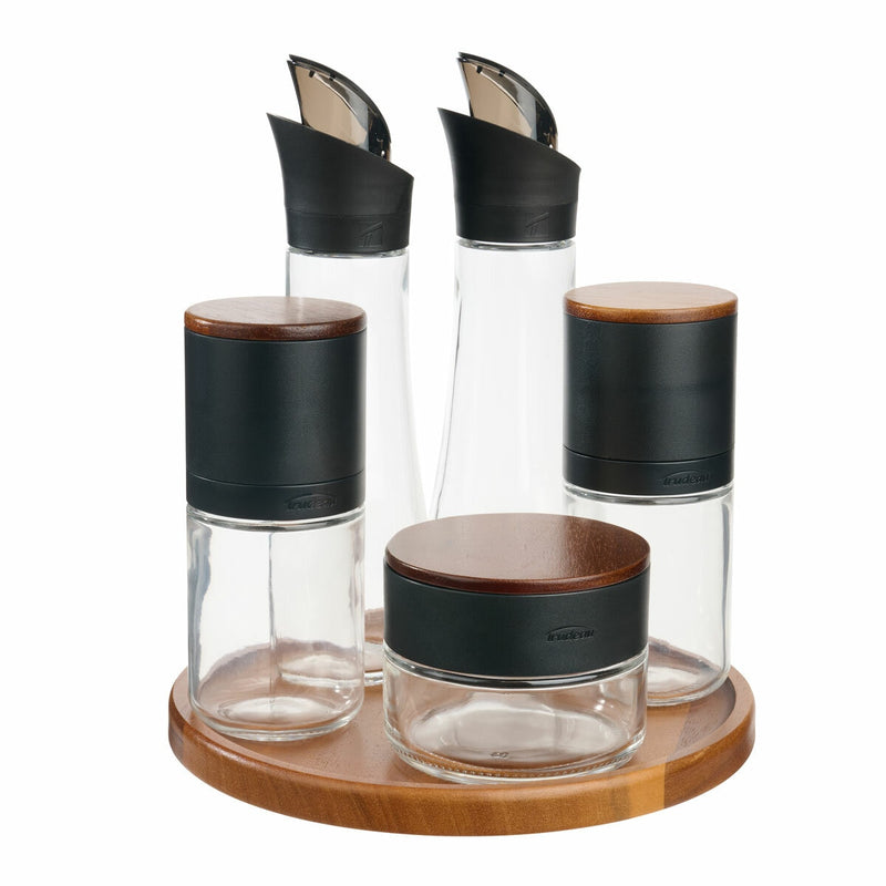 Trudeau seasoning station 6-piece set, imported from the UK