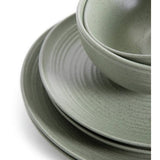 Habitat dinner set sage 12 piece, imported from the UK