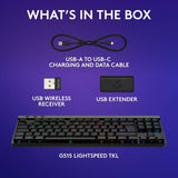 Logitech G515 TKL wireless keyboard black, UK version