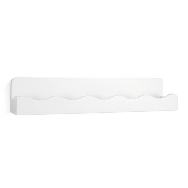 Habitat kids scalloped bookcase white H12xW60xD12cm - British product