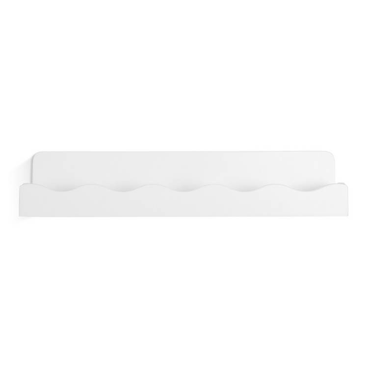 Habitat kids scalloped bookcase white H12xW60xD12cm - British product