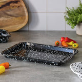 Argos Habitat 42cm Enamel Oven Tray - Black- Buy online at McGrocer