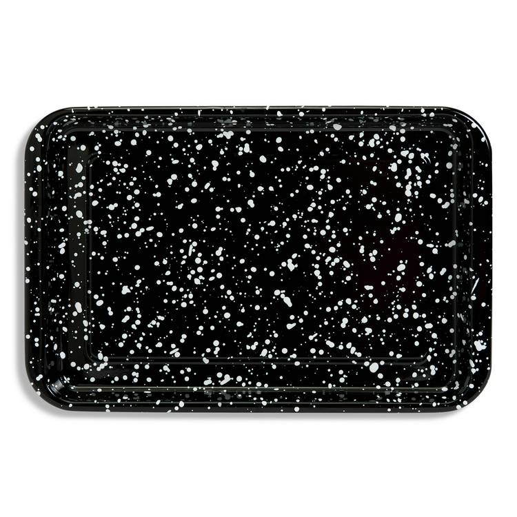 Habitat enamel oven tray black 42cm - British product