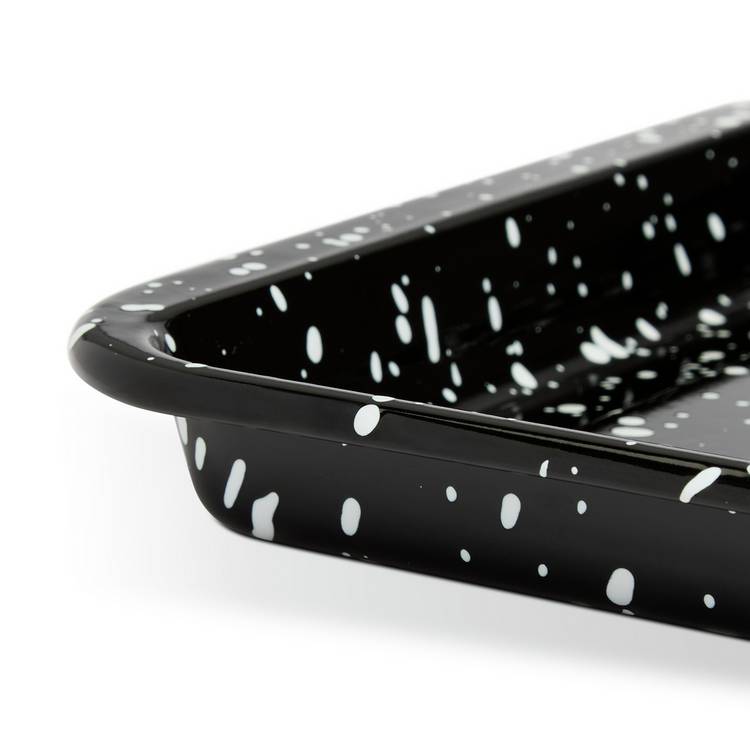 Habitat enamel oven tray black 42cm - British product