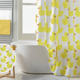 Argos Home rubber duck shower curtain yellow 180cm - British product
