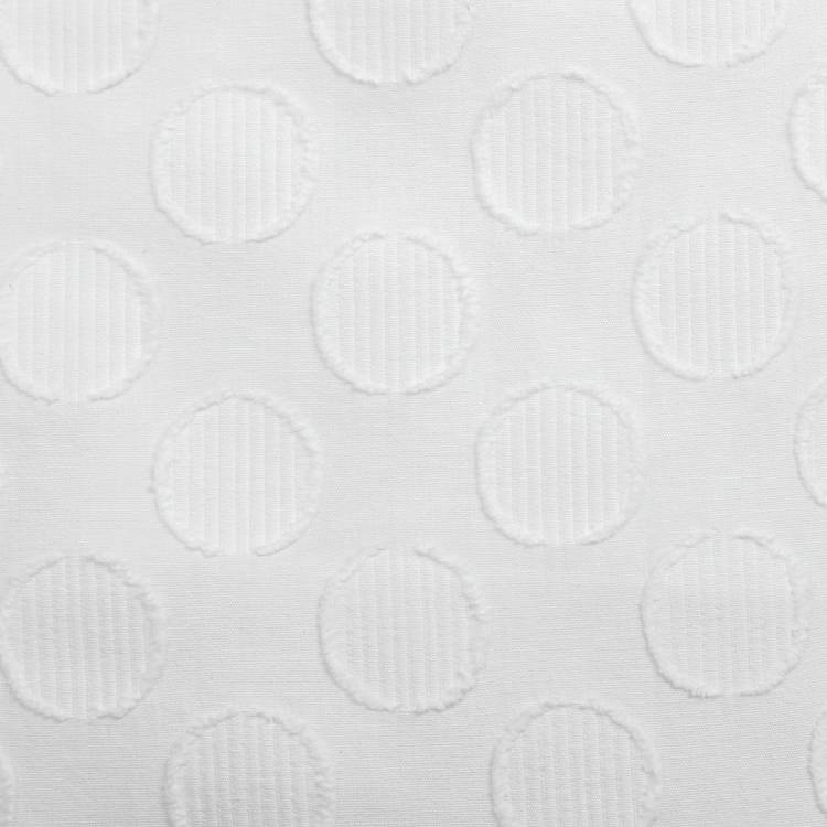 Habitat cotton clipped dot white bedding set double, UK version