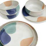 Habitat 60 Recast stoneware dinner set 12 pieces (British brand)