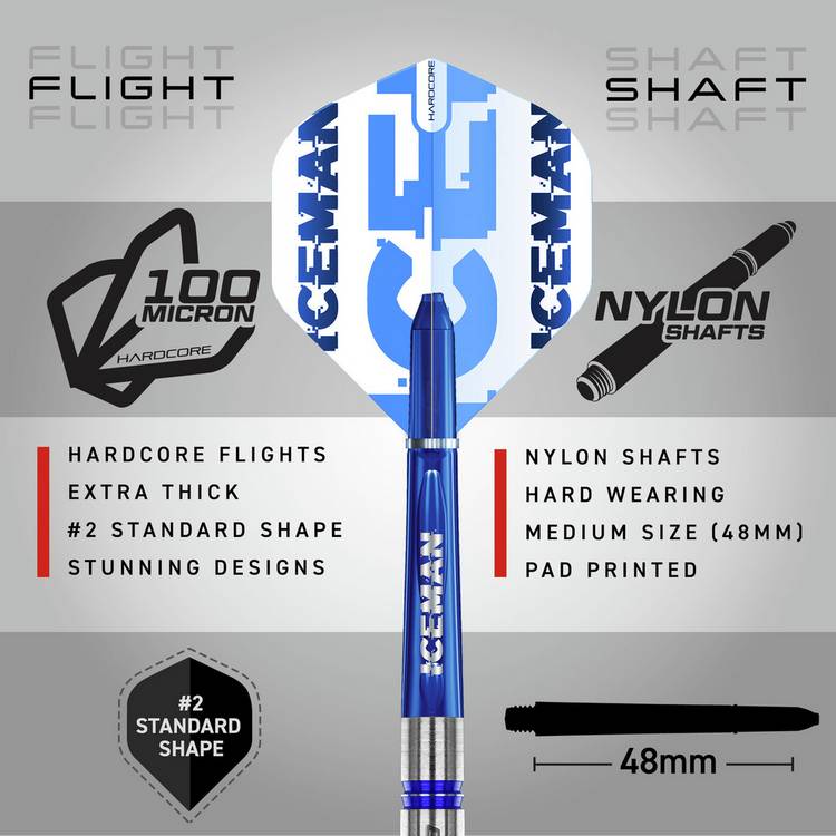 Red Dragon Gerwyn Price Iceman 23g darts - British product
