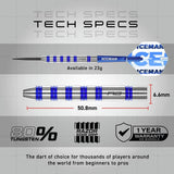 Red Dragon Gerwyn Price Iceman 23g darts - British product