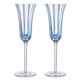 Habitat hand-painted champagne flutes 2pk, UK version