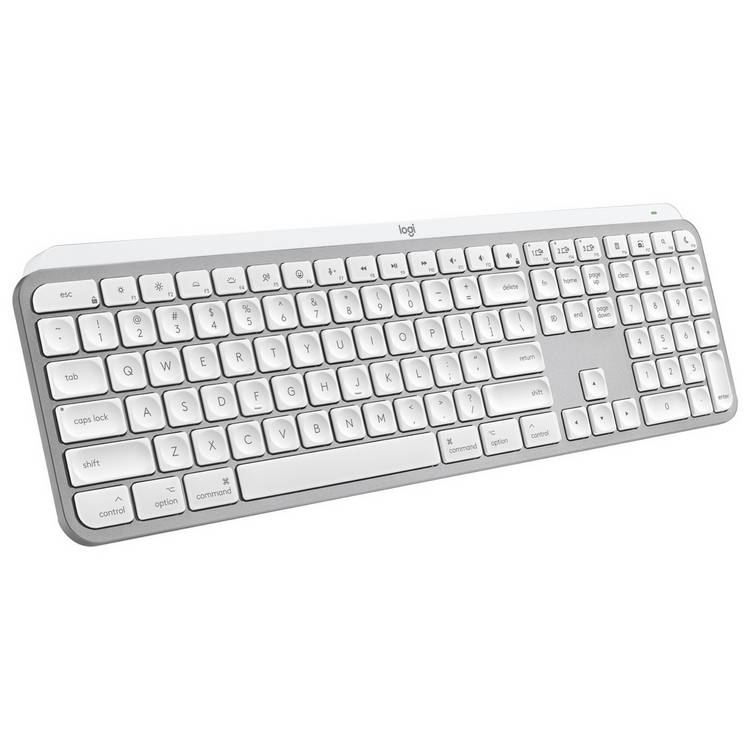 Logitech MX Keys S Mac wireless keyboard in grey, UK version