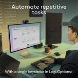 Logitech MX Keys S Mac wireless keyboard in grey, UK version