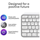 Logitech MX Keys S Mac wireless keyboard in grey, UK version