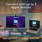 Logitech MX Keys S Mac wireless keyboard in grey, UK version