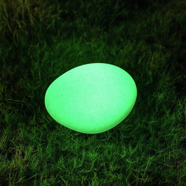 Habitat solar mood light granite rock, UK version