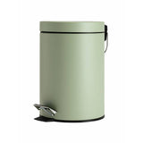Home bathroom pedal bin sage green 3L (British brand)