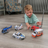 Teamsterz emergency vehicle set with lights and sound, imported from the UK