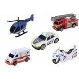 Teamsterz emergency vehicle set with lights and sound, imported from the UK