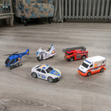 Teamsterz emergency vehicle set with lights and sound, imported from the UK