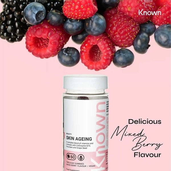 Known Nutrition Skin Ageing gummy supplement - British product