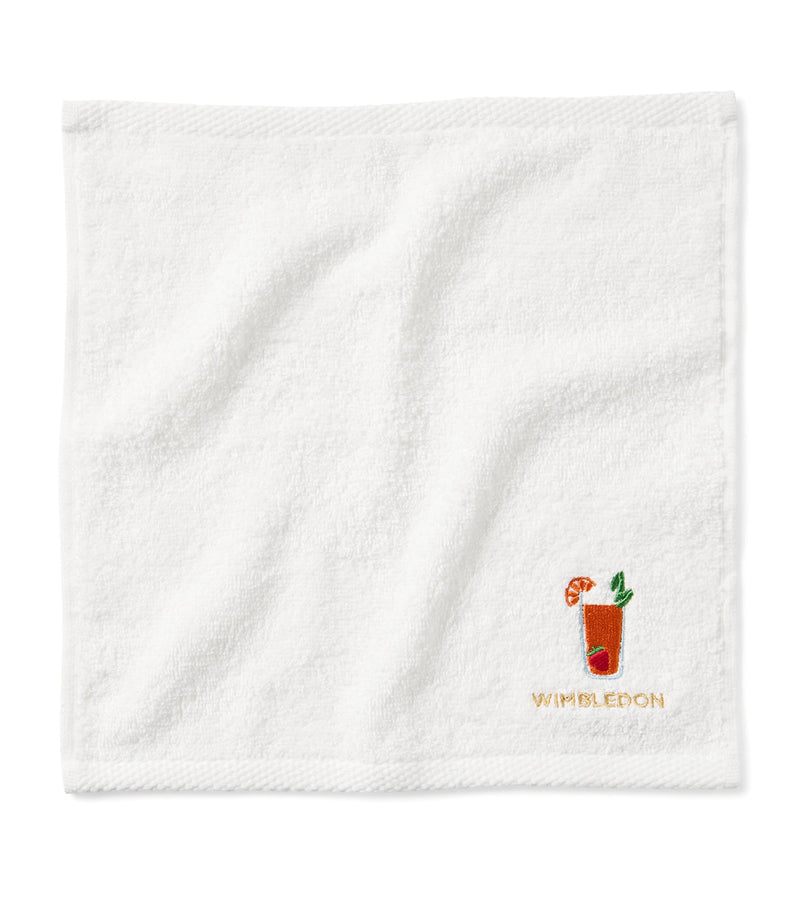Christy Wimbledon face cloths pack of 5 cotton 600gsm - British product